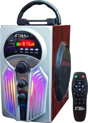 etmax NANO SHARK GOLD Bluetooth 35 W Bluetooth Home Theatre(Silver, Stereo Channel)
