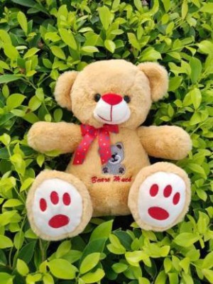 Fun Zoo LiLLY Bear Soft Plush Fabric Stuffed Teddy Bear  - 30 cm(Dark Brown)