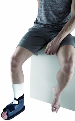 VISSCO Ankle Support Plaster Shoe for Firmness & Prevents Wear & Tear Of The Cast Cover Foot Support(Grey)