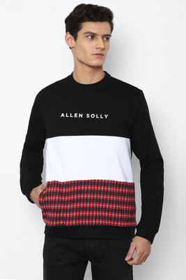 Allen Solly Full Sleeve Checkered Men Sweatshirt