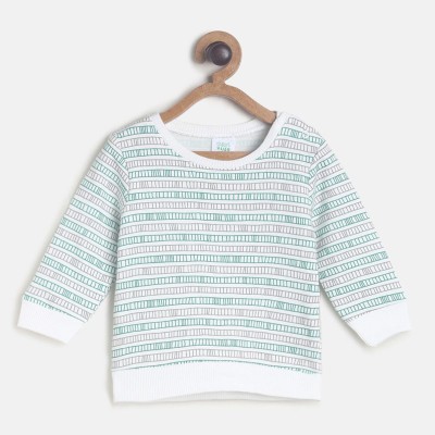 MINI KLUB Full Sleeve Striped Baby Boys Sweatshirt