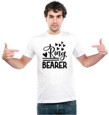 UDNAG Printed Men Round Neck Multicolor T-Shirt