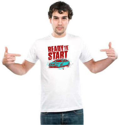 UDNAG Printed Men Round Neck Multicolor T-Shirt