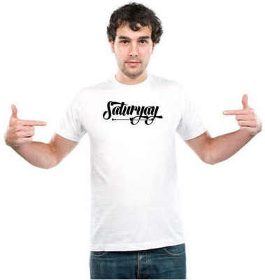 UDNAG Printed Men Round Neck Multicolor T-Shirt