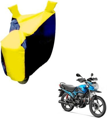 Trendytmart Waterproof Two Wheeler Cover for Hero(Passion Pro TR, Yellow, Blue)