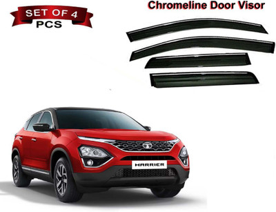 Auto E-Shopping For Front, Rear Wind Deflector(Tinted Tata Harrier XE)
