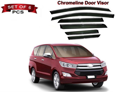 Auto E-Shopping For Convertibles Front, Rear Wind Deflector(Tinted Toyota Innova Crysta)