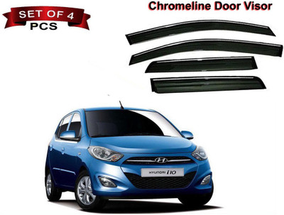 Auto E-Shopping For Front, Rear Wind Deflector(Tinted Hyundai Grand i10 Sportz)