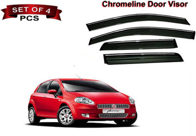 Auto E-Shopping For Front, Rear Wind Deflector(Tinted Fiat Punto)