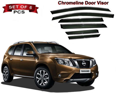 Auto E-Shopping For Front, Rear Wind Deflector(Tinted Renault Terrano)