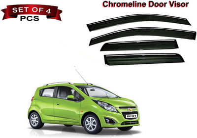 Auto E-Shopping For Non-convertibles Front, Rear Wind Deflector(Tinted Chevrolet Beat)