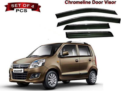 Auto E-Shopping For Front, Rear Wind Deflector(Tinted Maruti WagonR)