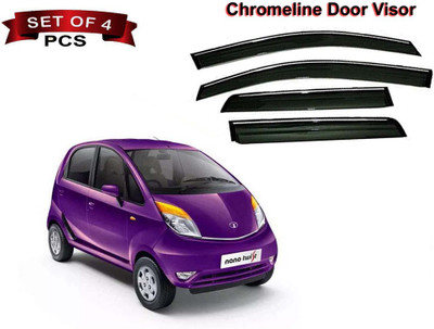 Auto E-Shopping For Front, Rear Wind Deflector(Tinted Tata Nano)