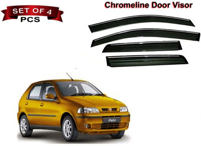 Auto E-Shopping For Front, Rear Wind Deflector(Tinted Fiat Palio)