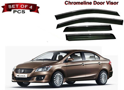 Auto E-Shopping For Front, Rear Wind Deflector(Tinted Maruti Ciaz)