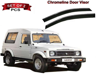 Auto E-Shopping For Non-convertibles Front, Rear Wind Deflector(Tinted Maruti Gypsy)