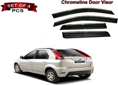 Auto E-Shopping For Front, Rear Wind Deflector(Tinted Mahindra Verito)