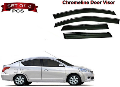 Auto E-Shopping For Front, Rear Wind Deflector(Tinted Nissan Sunny)