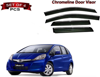 Auto E-Shopping For Front, Rear Wind Deflector(Tinted Honda Jazz)