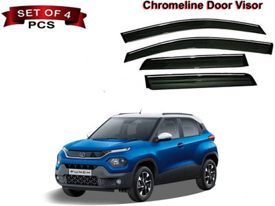 Auto E-Shopping For Front, Rear Wind Deflector(Tinted Tata NA)