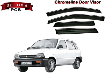 Auto E-Shopping For Convertibles Front, Rear Wind Deflector(Tinted Maruti 800)