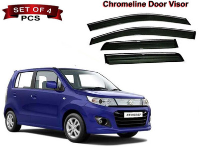 Auto E-Shopping For Front, Rear Wind Deflector(Tinted Maruti WagonR Stingray)