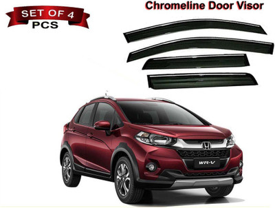 Auto E-Shopping For Front, Rear Wind Deflector(Tinted Honda WRV i-VTEC VX Petrol)