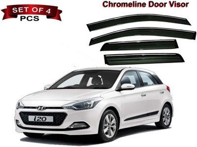 Auto E-Shopping For Convertibles Front, Rear Wind Deflector(Tinted Hyundai i20)