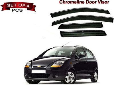 Auto E-Shopping For Front, Rear Wind Deflector(Tinted Chevrolet Spark)