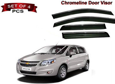 Auto E-Shopping For Front, Rear Wind Deflector(Tinted Chevrolet Sail UVA)