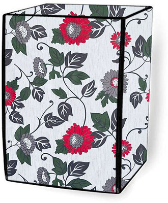 SAVEIT Front Loading Washing Machine  Cover(Width: 63 cm, White, Red)