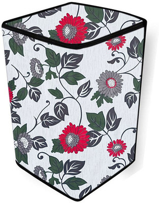 SAVEIT Top Loading Washing Machine  Cover(Width: 55 cm, White, Red)