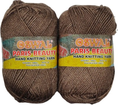 JEFFY Oswal Socks Paris Beauty Wool Ball Hand Knitting 400 Gram (1 Ball 100 Gram Each) Art Craft Soft Fingering Crochet Hook Yarn Shade no-3