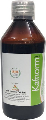 Virgo UAP Pharma Kafnorm Syrup Liquid used in cough and cold problem | Pack of 2 | Each of 200ml(Pack of 2, 400 ml)