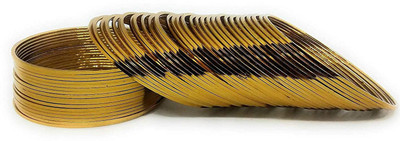hand kkrafts Metal Gold-plated Bangle Set(Pack of 48)