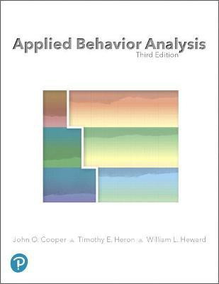 Applied Behavior Analysis(English, Hardcover, Cooper John)