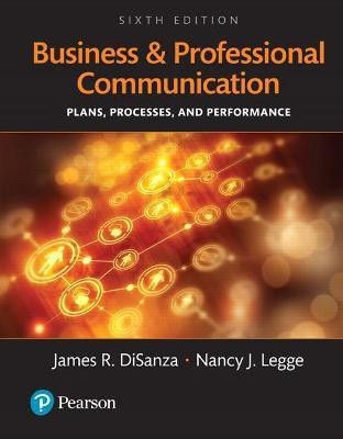 Business and Professional Communication(English, Loose-leaf, DiSanza James)