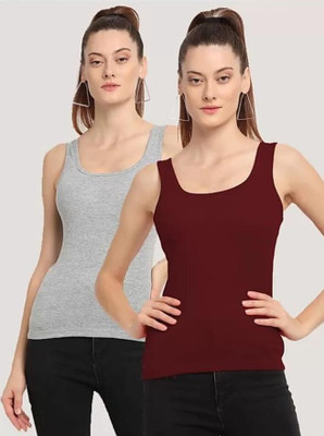 Clumskki Women Tank Top/Vest(Pack of 2)