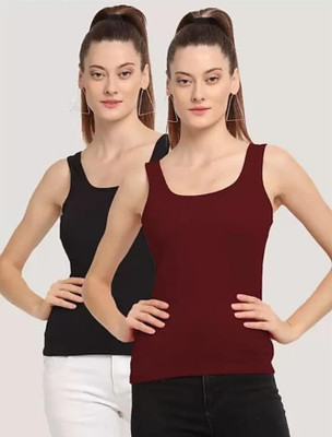 Clumskki Women Tank Top/Vest(Pack of 2)