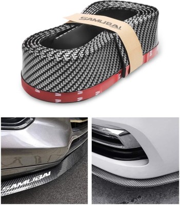 Selifaur Carbon Fiber Car Body Kit Bumper Lip Side Skirt Rubber Edge Decorative Protector Car Spoiler