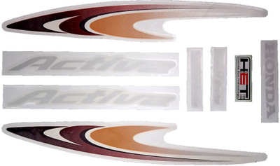 Dateen Sticker & Decal for Bike(Brown)