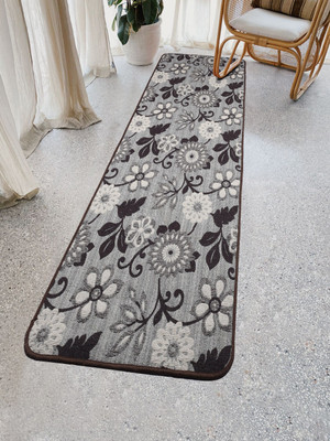 Saral Home Brown Cotton Runner(2 ft,  X 6 ft, Rectangle)