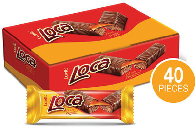 LuvIt Loca Chocolate Caramel Bar with Nougat Bars(800 g)