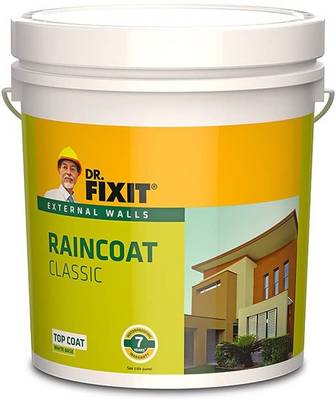 Dr. Fixit ROOFSEAL FLEX, Cementitious Coating, Terrace or Roof Waterproofing Coating, 12.5 KG Crack Filler