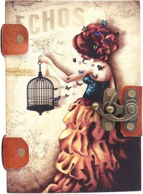 CRAFT CLUB Echo Print Cross Binding A5 Diary Un-Ruled 144 Pages(Multicolor)