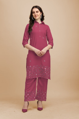 prabhas Women Kurta Palazzo Set