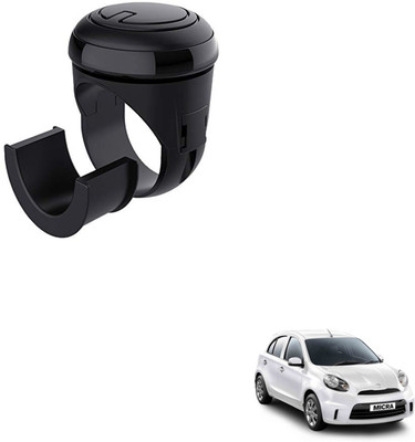 SEMAPHORE Plastic Car Steering Knob(Silver, Black)