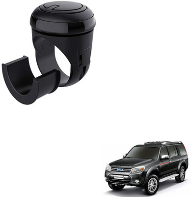 SEMAPHORE Plastic Car Steering Knob(Silver, Black)
