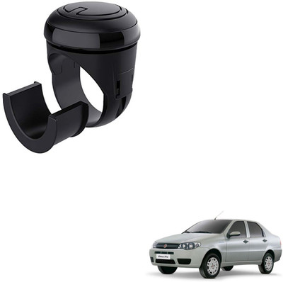 SEMAPHORE Plastic Car Steering Knob(Silver, Black)