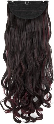 STREAK STREET CLIP-IN 30'' Beach Wavy Burgundy Hair Extension